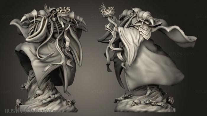 Busts of heroes and monsters (FIGURE One Two, BUSTH_2858) 3D models for cnc