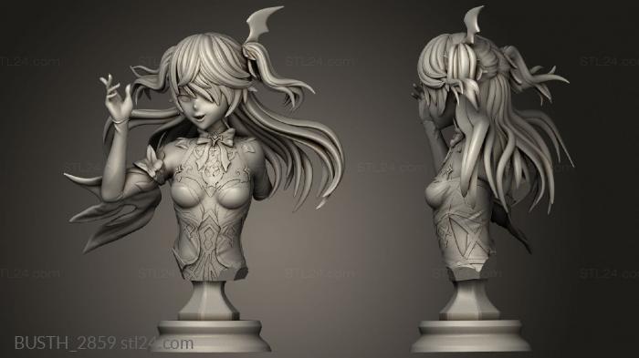 Busts of heroes and monsters (Fischl Azerama, BUSTH_2859) 3D models for cnc