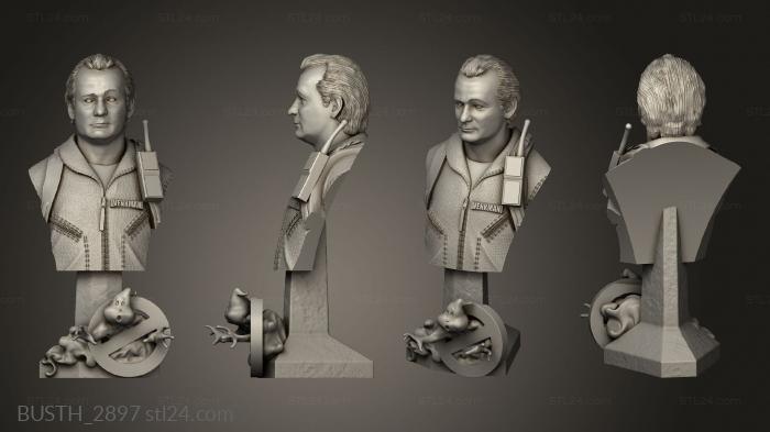 Busts of heroes and monsters (Ghostbusters VENKMAN, BUSTH_2897) 3D models for cnc