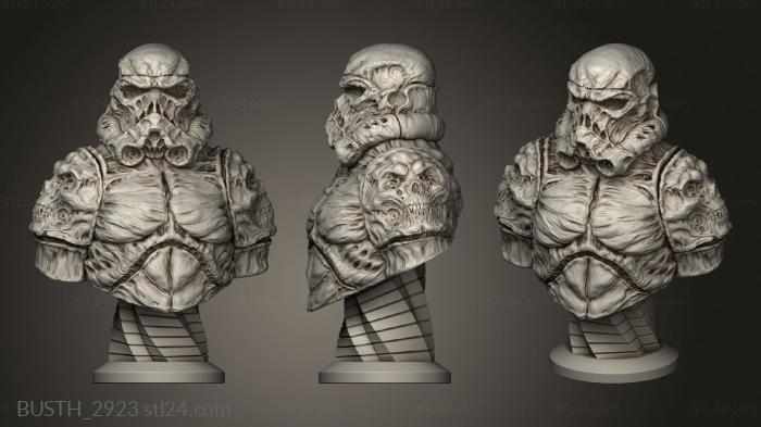 Busts of heroes and monsters (Goyo Works Necromorph, BUSTH_2923) 3D models for cnc