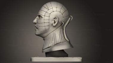 Busts of heroes and monsters (Hellraiser, BUSTH_2968) 3D models for cnc