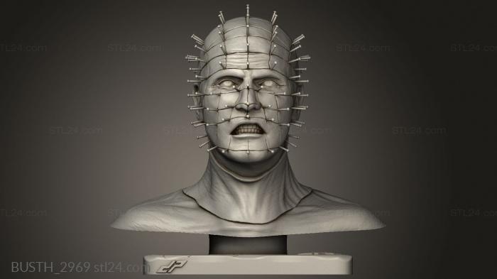 Busts of heroes and monsters (Hellraiser, BUSTH_2969) 3D models for cnc