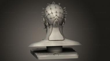 Busts of heroes and monsters (Hellraiser, BUSTH_2969) 3D models for cnc