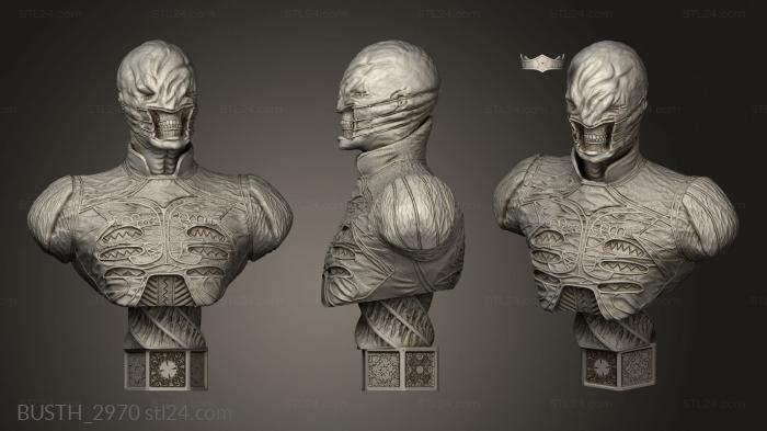 Busts of heroes and monsters (Hellraiser Chatterer, BUSTH_2970) 3D models for cnc