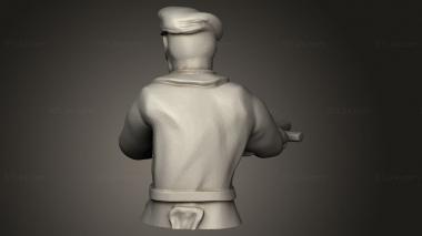 Busts of heroes and monsters (Humber scout car Chef sur, BUSTH_2997) 3D models for cnc