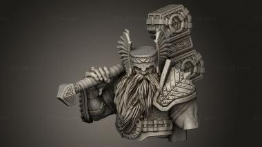 Busts of heroes and monsters (Ilmar Hakka, BUSTH_3001) 3D models for cnc