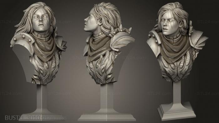 Busts of heroes and monsters (Its another trap Alexandra Uthgarde, BUSTH_3010) 3D models for cnc