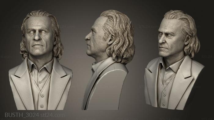 Busts of heroes and monsters (Joaquin Phoenix como Joker, BUSTH_3024) 3D models for cnc