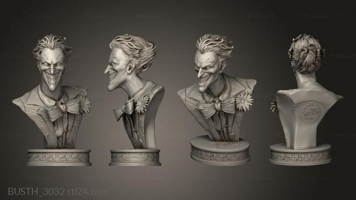 Busts of heroes and monsters (JOKER POP TOTEM, BUSTH_3032) 3D models for cnc