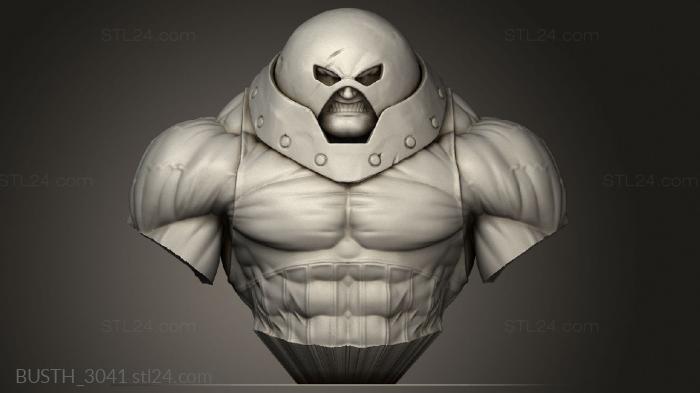 Busts of heroes and monsters (Juggernaut, BUSTH_3041) 3D models for cnc