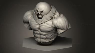 Busts of heroes and monsters (Juggernaut, BUSTH_3041) 3D models for cnc