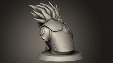 Busts of heroes and monsters (Kakashi, BUSTH_3044) 3D models for cnc