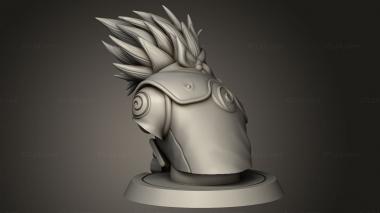 Busts of heroes and monsters (Kakashi, BUSTH_3045) 3D models for cnc