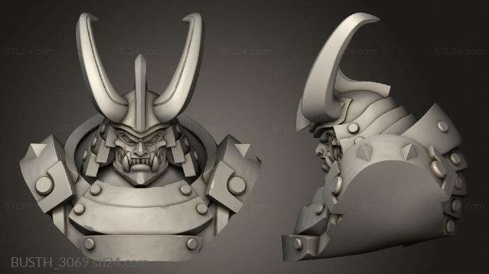 Busts of heroes and monsters (Kurogane Forgeborn, BUSTH_3069) 3D models for cnc