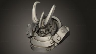 Busts of heroes and monsters (Kurogane Forgeborn, BUSTH_3069) 3D models for cnc