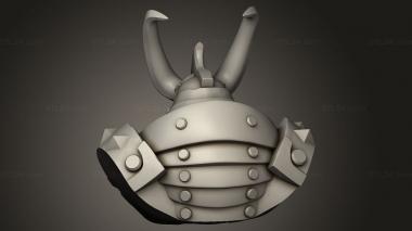 Busts of heroes and monsters (Kurogane Forgeborn, BUSTH_3069) 3D models for cnc