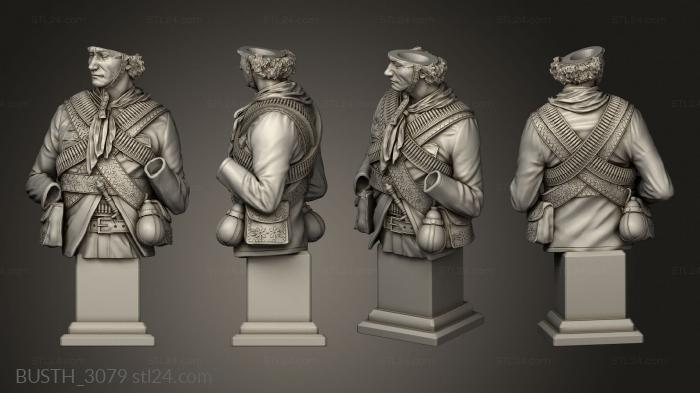 Busts of heroes and monsters (LAMPIAO xplugmm BUC jh Xxgh Frw, BUSTH_3079) 3D models for cnc