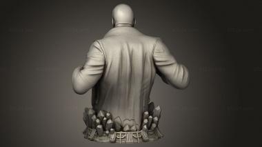 Busts of heroes and monsters (Lex Luthor, BUSTH_3098) 3D models for cnc