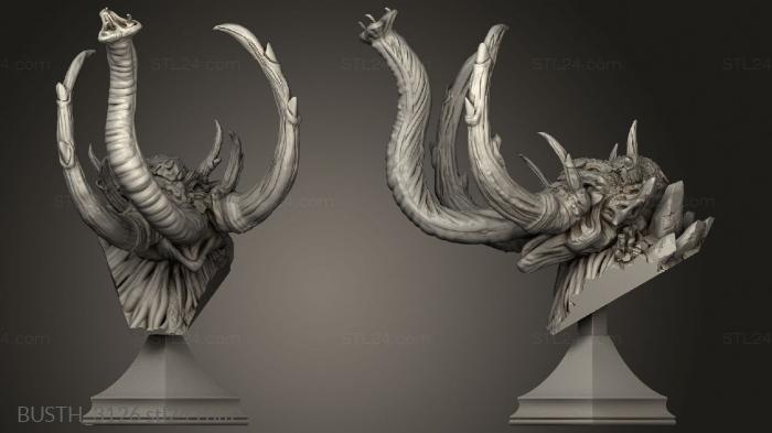 Busts of heroes and monsters (Mammoth Factory Adventure Box Ammaroth the Unstoppable, BUSTH_3126) 3D models for cnc