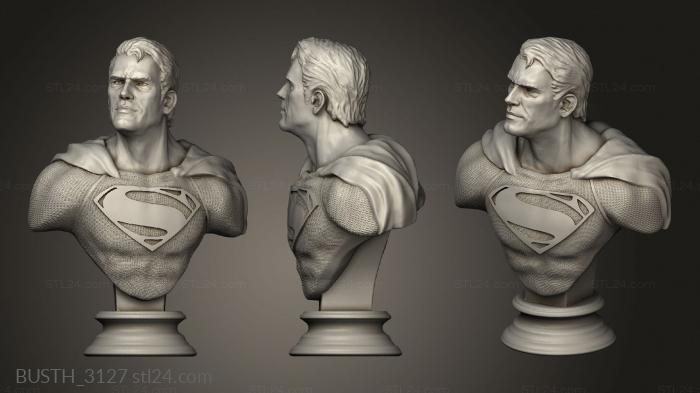 Busts of heroes and monsters (MAN, BUSTH_3127) 3D models for cnc