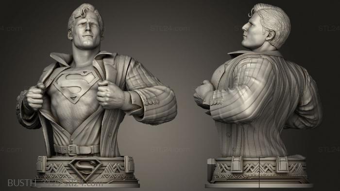 Busts of heroes and monsters (man, BUSTH_3129) 3D models for cnc