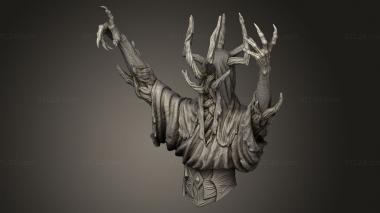 Busts of heroes and monsters (Miniatures Tangleheart Forest Pilgrim, BUSTH_3175) 3D models for cnc