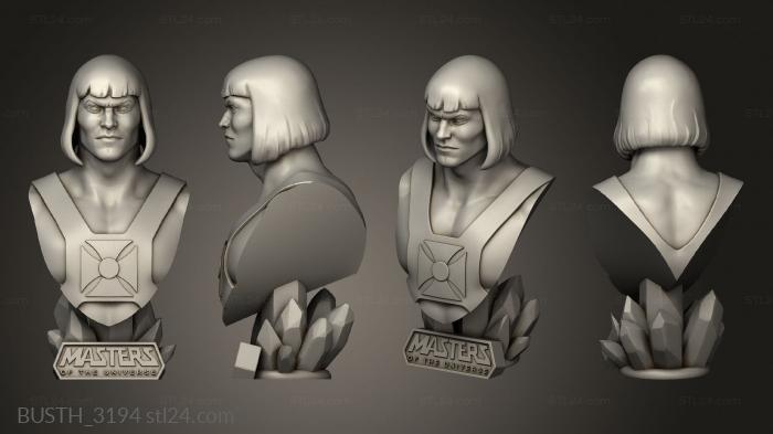 Busts of heroes and monsters (MOTU, BUSTH_3194) 3D models for cnc