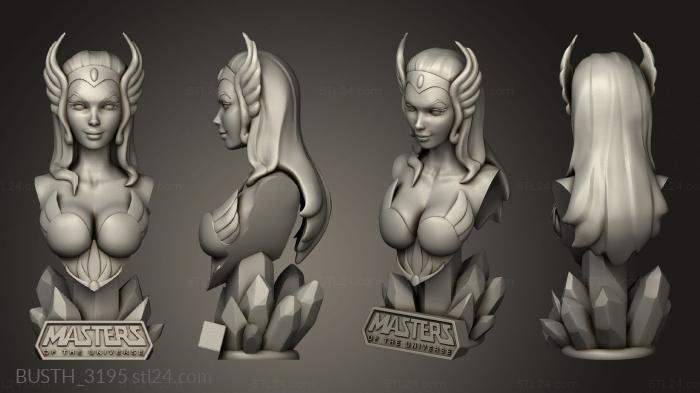 Busts of heroes and monsters (MOTU, BUSTH_3195) 3D models for cnc