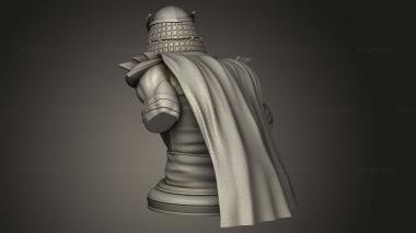 Busts of heroes and monsters (Nacho Shredder mesh, BUSTH_3212) 3D models for cnc