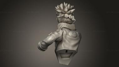 Busts of heroes and monsters (Naruto, BUSTH_3214) 3D models for cnc