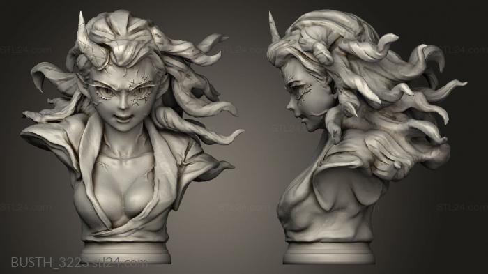 Busts of heroes and monsters (nezuko berserk, BUSTH_3223) 3D models for cnc