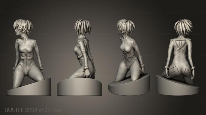 Busts of heroes and monsters (OBR Sculpt, BUSTH_3234) 3D models for cnc