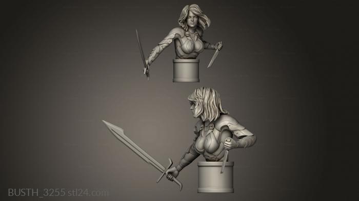 Busts of heroes and monsters (ored Gamora RKS, BUSTH_3255) 3D models for cnc