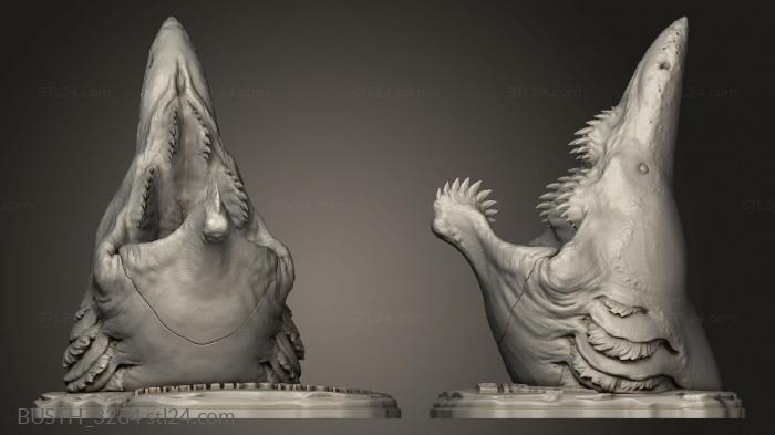 Busts of heroes and monsters (PARAHELICORPION, BUSTH_3264) 3D models for cnc
