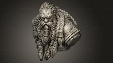 Busts of heroes and monsters (Petri, BUSTH_3273) 3D models for cnc