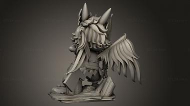 Busts of heroes and monsters (Pikachu Knight the Zodiac Aiolos Cosplay arco bot, BUSTH_3276) 3D models for cnc