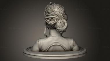 Busts of heroes and monsters (Princess, BUSTH_3299) 3D models for cnc