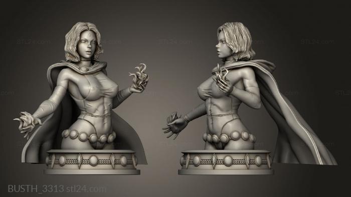 Busts of heroes and monsters (Ravena Titaso, BUSTH_3313) 3D models for cnc