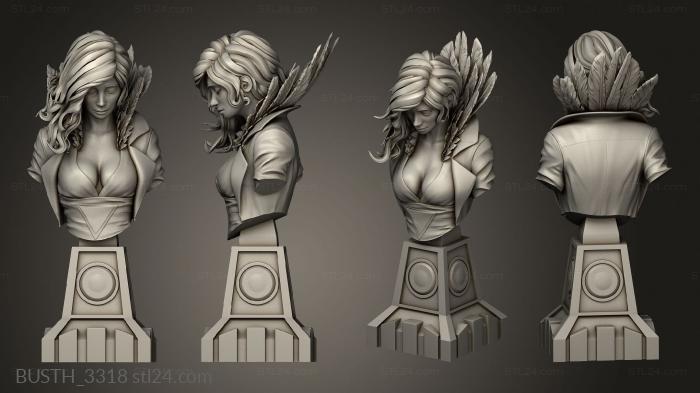 Busts of heroes and monsters (RED Transistor, BUSTH_3318) 3D models for cnc