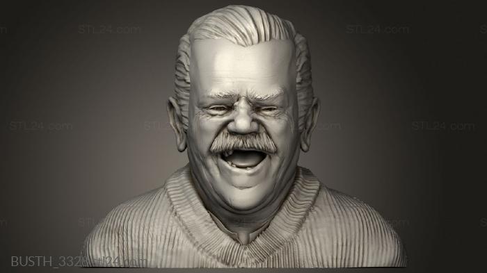 Busts of heroes and monsters (Risitas, BUSTH_3328) 3D models for cnc