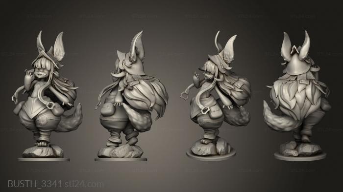 Busts of heroes and monsters (Rubim Nanachi, BUSTH_3341) 3D models for cnc