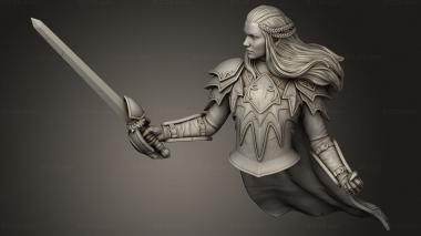 Busts of heroes and monsters (Amber Tepes, BUSTH_3342) 3D models for cnc