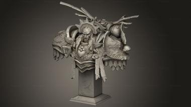 Busts of heroes and monsters (Sanguinius, BUSTH_3359) 3D models for cnc