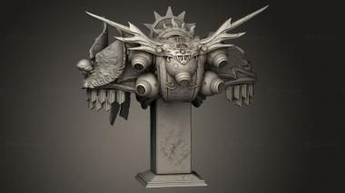 Busts of heroes and monsters (Sanguinius, BUSTH_3359) 3D models for cnc