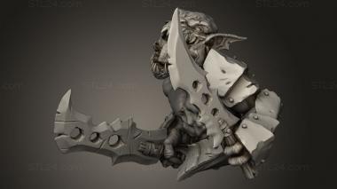 Busts of heroes and monsters (SAVAGE Ecs Goblin, BUSTH_3369) 3D models for cnc