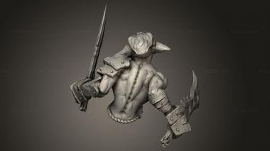 Busts of heroes and monsters (SAVAGE Ecs Goblin, BUSTH_3369) 3D models for cnc