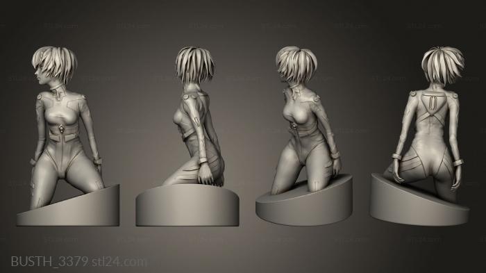 Busts of heroes and monsters (Sculpt, BUSTH_3379) 3D models for cnc