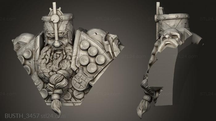 Busts of heroes and monsters (Stinky Ancient Ruins Yong Rud Dimtank, BUSTH_3457) 3D models for cnc