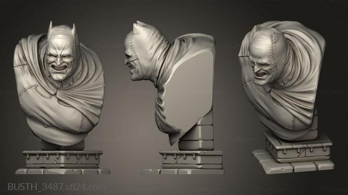 Busts of heroes and monsters (The Dark Knight eastman, BUSTH_3487) 3D models for cnc