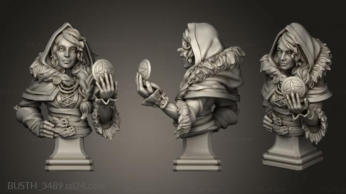 Busts of heroes and monsters (The Frozen Grove Eira, BUSTH_3489) 3D models for cnc